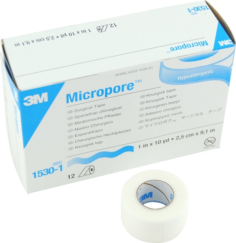 Băng keo 3M Micropore 1530-1 (2.5cm x 9.1m)