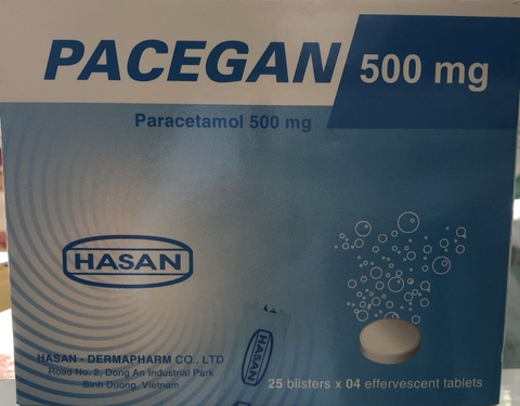 Pacegan 500mg (100 viên sủi)