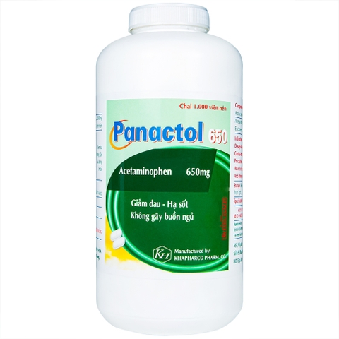 Panactol 650mg  1000 viên