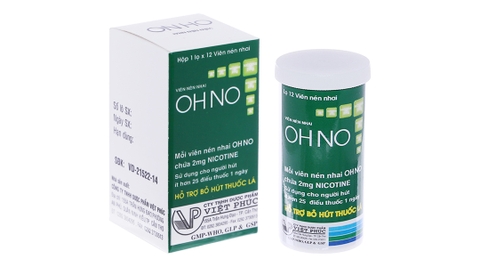 Ohno - Viên nhai cai nghiện thuốc lá 