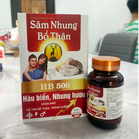 Sâm Nhung Bổ Thận HB500