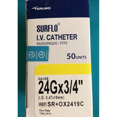 Kim luồn Terumo 24g