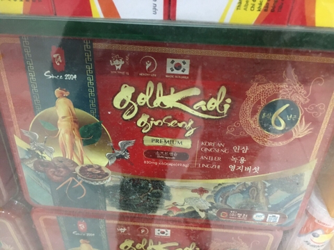Gold Kaoli Ginseng 830mg 60 viên