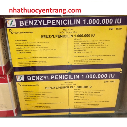 Benzylpenicilin VCP 1.000.000 IU