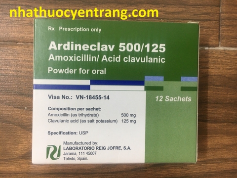 Ardineclav 500/125 gói
