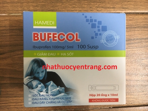 Bufecol 20 ống