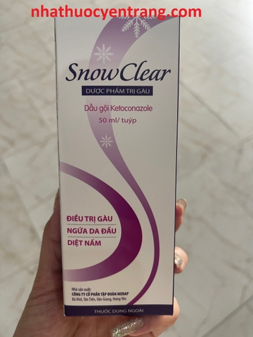 Dầu Gội Trị Gàu Snowclear 50 ml