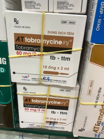 A.T Tobramycine 80mg/2ml