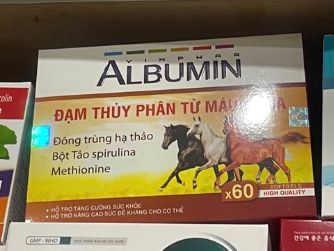 ALBUMIN ĐẠM THUỶ PHÂN TỪ MÁU NGỰA