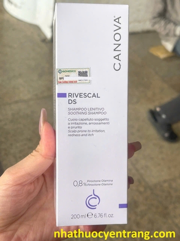 Dầu gội chống nấm CANOVA Rivescal DS