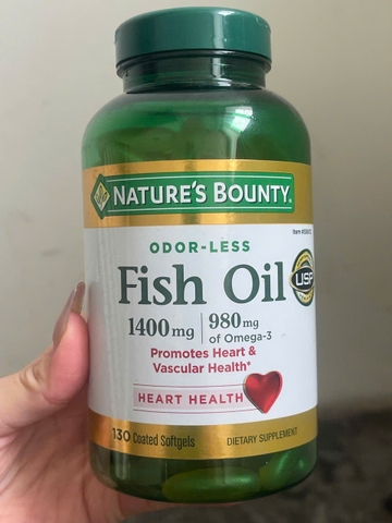 Fish Oil Nature's Bounty 1400mg 130 viên
