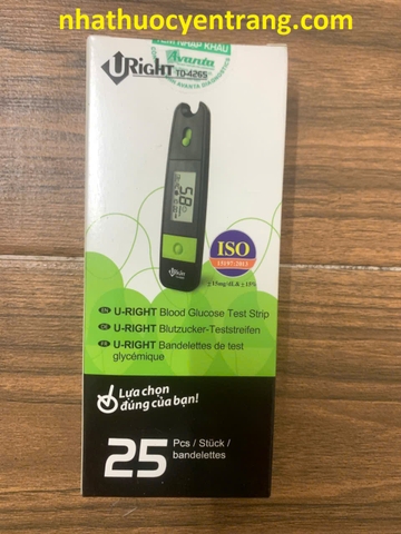 Que thử đường huyết U-Right 4265 (25 que)