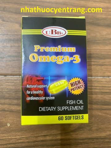 Premium Omega 3 UBB 60 viên