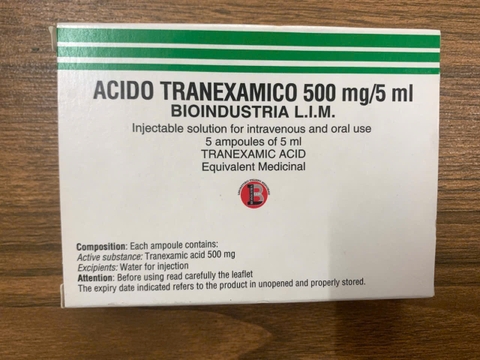 Acido Tranexamico 500mg/5ml