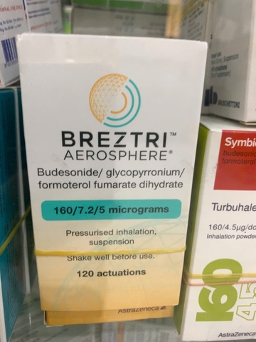 Thuốc hít Breztri 160/7.2/5mcg
