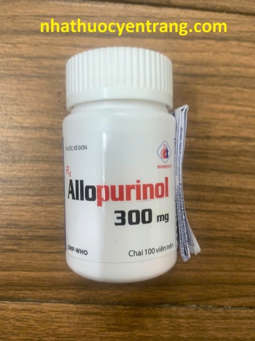 Allopurinol 300mg (100 viên/lọ)