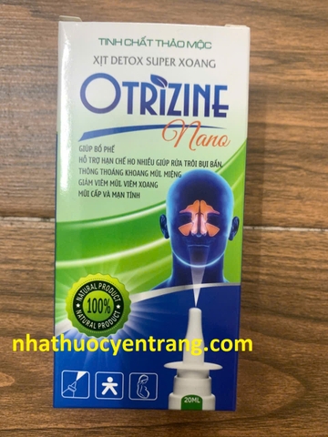 Xịt Detox Super Xoang Otrizine