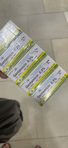 Thuốc nhỏ mắt Gentamicin 0.3%