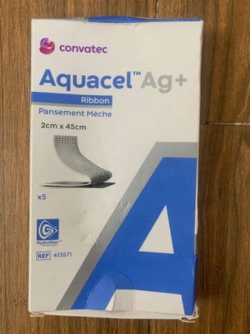 Gạc Aquacel Ag Extract 2×45cm