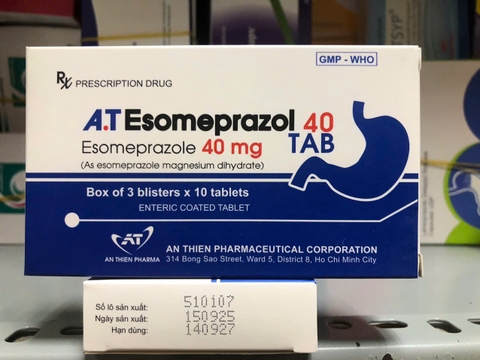 A.T Esomeprazol 40mg
