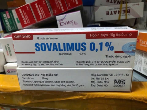 Sovalimus 0.1% 10g