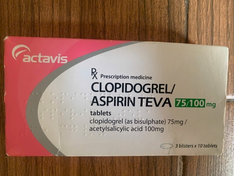 Clopidogrel/Aspirin Teva 75/100mg