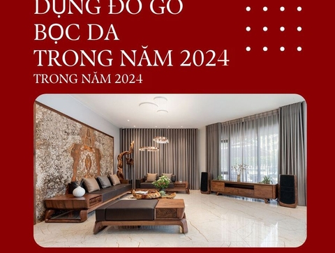XU HƯỚNG SỬ DỤNG ĐỒ GỖ BỌC DA TRONG NĂM 2024
