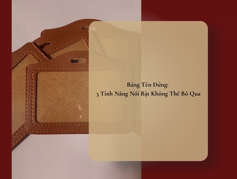 Bảng tên ngang: 4 bước đơn giản để có bảng tên ngang ưng ý