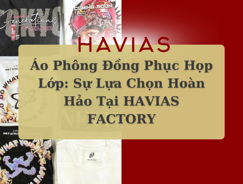 Áo Phông Đồng Phục Họp Lớp: Sự Lựa Chọn Hoàn Hảo Tại HAVIAS FACTORY