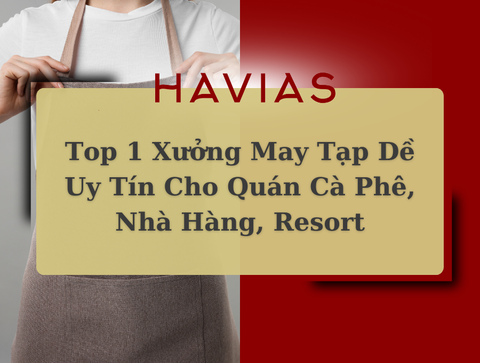 Top 1 Xưởng May Tạp Dề Uy Tín Cho Quán Cà Phê, Nhà Hàng, Resort