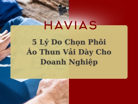 5 Lý Do Chọn Phôi Áo Thun Vải Dày Cho Doanh Nghiệp