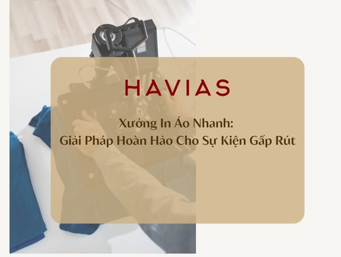 Xưởng In Áo Nhanh: Giải Pháp Hoàn Hảo Cho Sự Kiện Gấp Rút