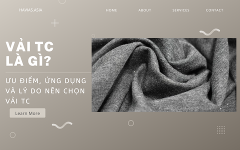 Vải TC là gì? Ưu điểm, ứng dụng và lý do bạn nên chọn vải TC cho sản phẩm của mình