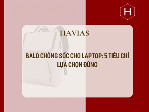 Balo Chống Sốc Cho Laptop: 5 Tiêu Chí Lựa Chọn Đúng