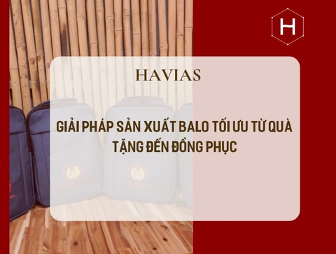 5 Giải Pháp Sản Xuất Balo Tối Ưu Quà Tặng, Đồng Phục