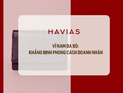 Ví nam da bò: Khẳng định phong cách doanh nhân