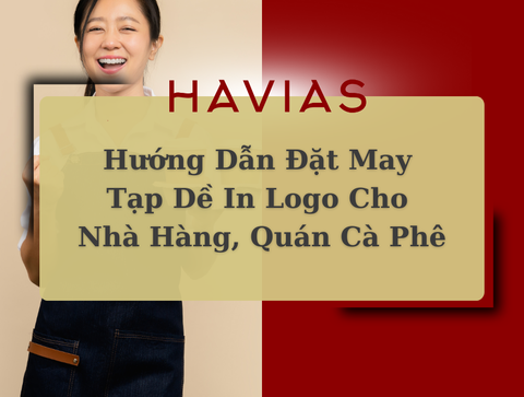 Hướng Dẫn Đặt May Tạp Dề In Logo Cho Nhà Hàng, Quán Cà Phê