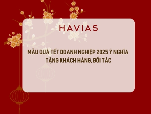 Mẫu quà Tết doanh nghiệp 2025 ý nghĩa tặng khách hàng, đối tác