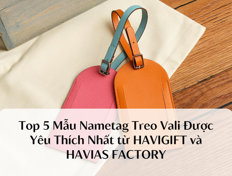 Top 5 Mẫu Nametag Treo Vali Được Yêu Thích Nhất từ HAVIGIFT và HAVIAS FACTORY