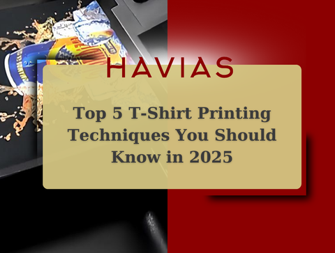 Top 5 T-Shirt Printing Techniques You Should Know in 2025
