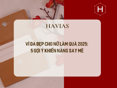 Ví da đẹp cho nữ làm quà 2025: 5 gợi ý khiến nàng say mê