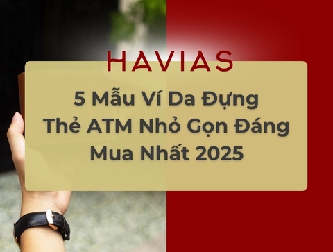 5 Mẫu Ví Da Đựng Thẻ ATM Nhỏ Gọn Đáng Mua Nhất 2025