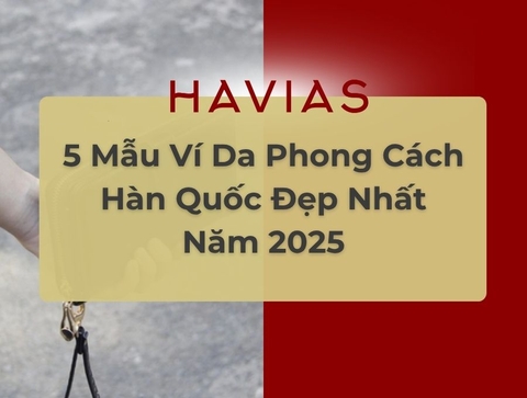 5 Mẫu Ví Da Phong Cách Hàn Quốc Đẹp Nhất Năm 2025