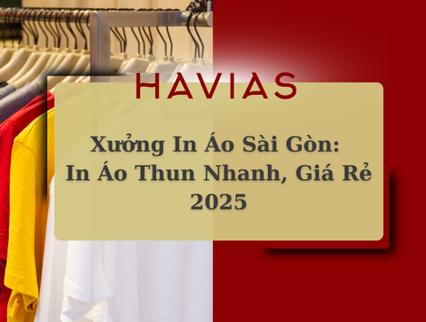 Xưởng In Áo Sài Gòn: In Áo Thun Nhanh, Giá Rẻ 2025