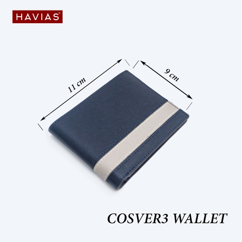 ví nam đứng da thật Cosver3 HAVIAS 