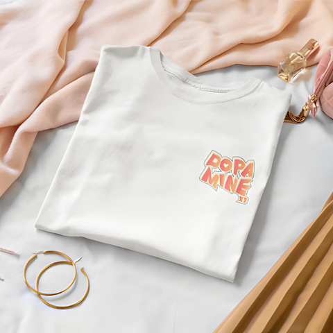 [TUỲ CHỈNH THIẾT KẾ THEO YÊU CẦU] Áo thun couple DOPAMINE form rộng tay lỡ cotton 100% CARINAMY