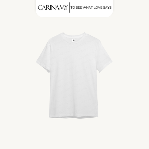 Áo thun trơn CARINAMY form regular Cotton CVC