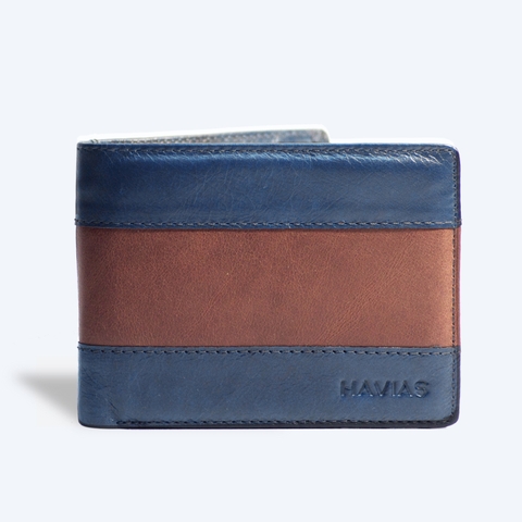 Ví ngang da bò FLAG Wallet