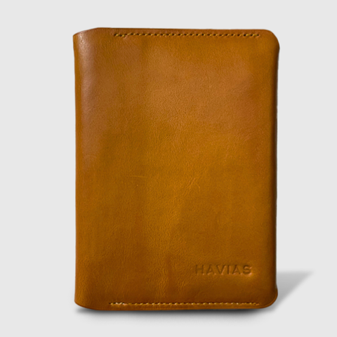 Bao da bò thật Passport cao cấp có nam châm Intrepid HAVIAS