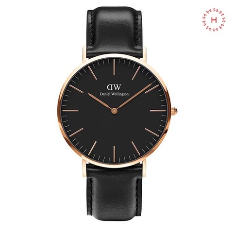 Đồng hồ cặp đôi DW Classic Black Sheffield chính hãng